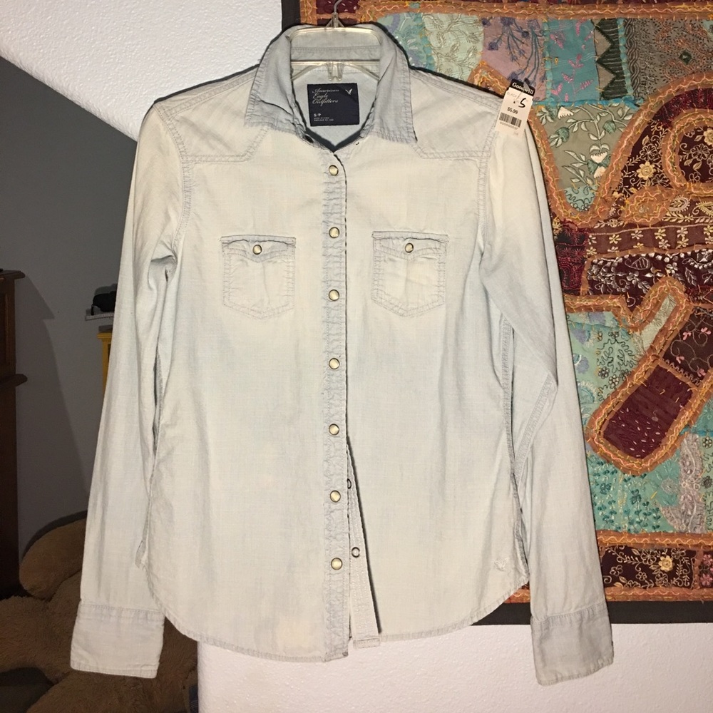 American Eagle Denim Shirt